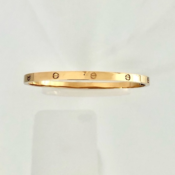 Gold Screw Motif Bracelet Small Model - Picture 8 of 10